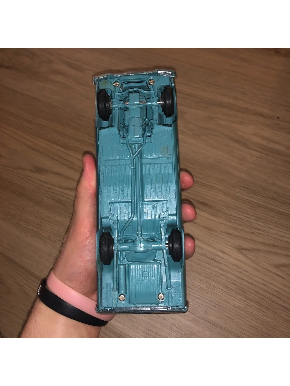 1962 FAIRLINE AMT FORD FAIRLINE 500 DEALER PROMO BLUE MINT GREEN 1/25 MODEL CAR